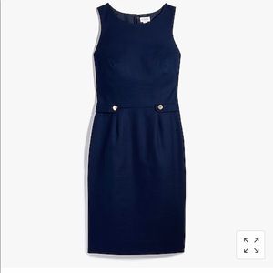 J. Crew Suiting Dress in Ivory